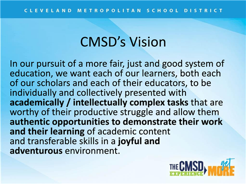 CMSD Vision